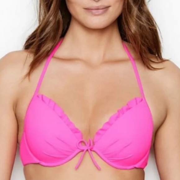 34B VS Swim Black Push Up Bikini Top - Picture 2 of 12